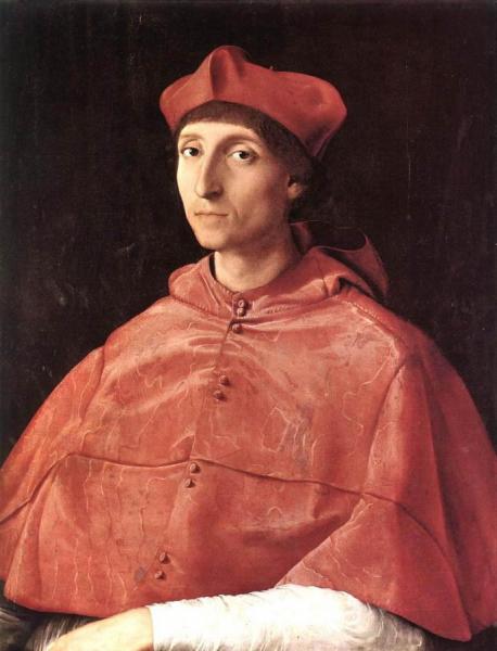 Portrait Of A Cardinal by Raphael