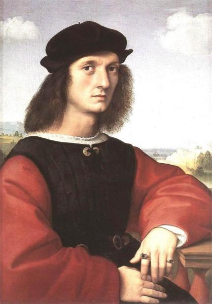 Portrait Of Agnolo Doni by Raphael