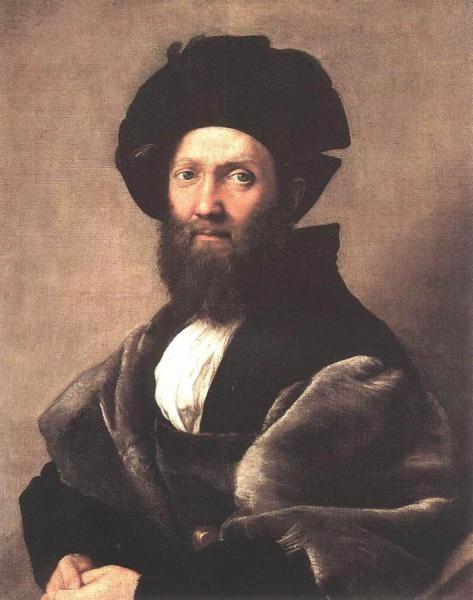 Portrait Of Baldassare Castiglione by Raphael