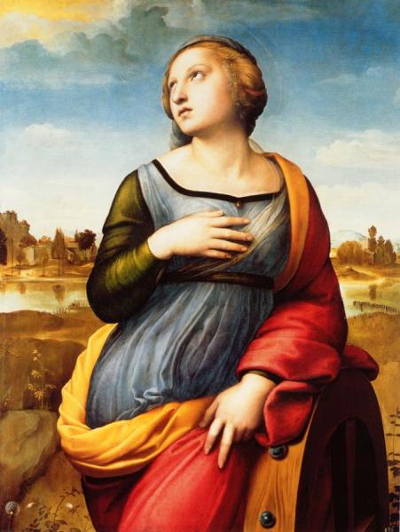 St. Catherine Of Alexandria by Raphael