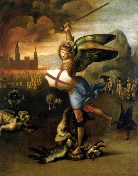 Raphael St Michael And The Dragon