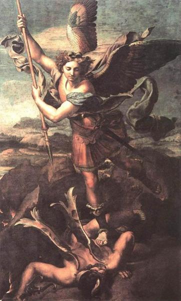 Raphael St Michael And The Satan