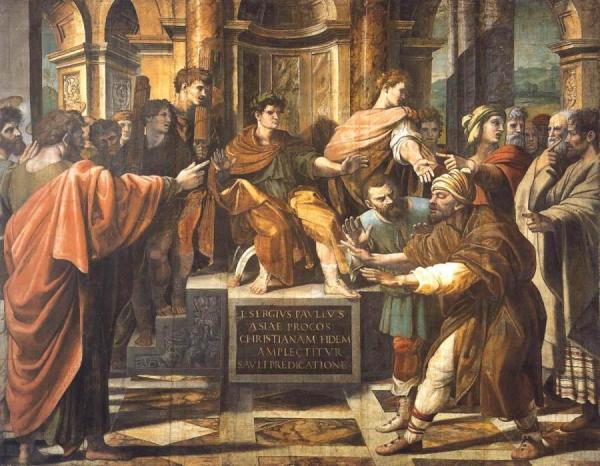 St Paul Before The Proconsul by Raphael Oil Painting Reproductions