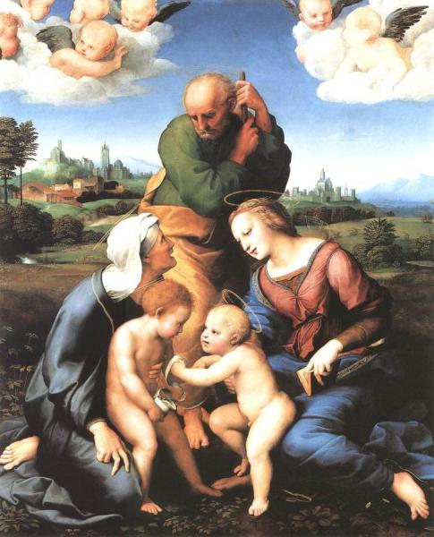 The Canigiani Madonna by Raphael Oil Painting Reproductions