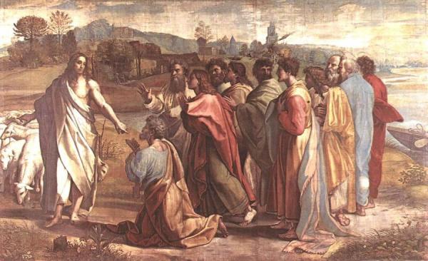 The Handing-over The Keys by Raphael