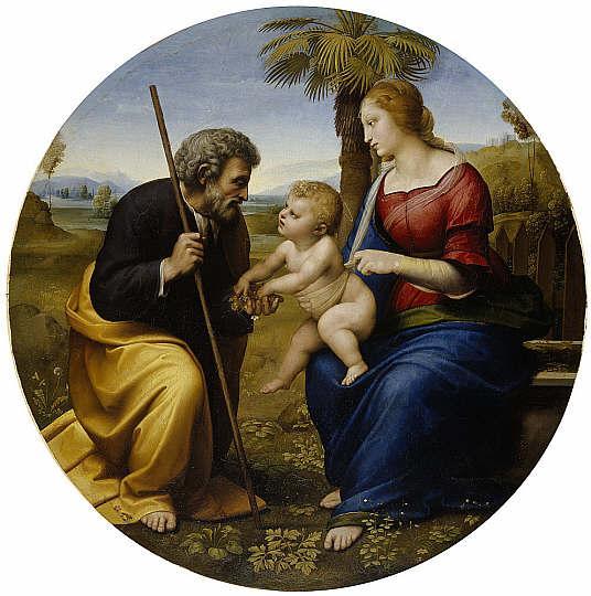 The Holy Family With A Palm Tree by Raphael