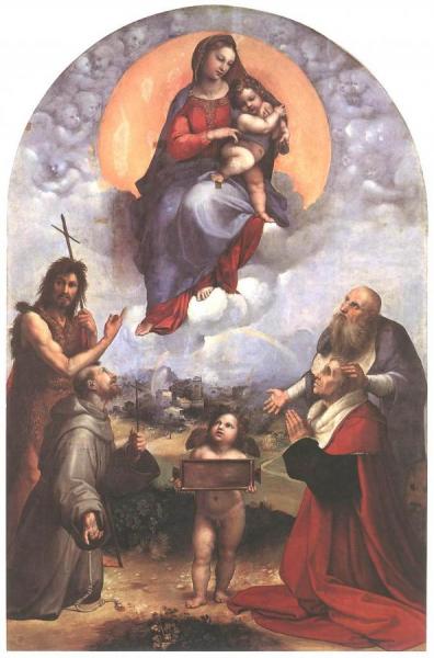 The Madonna Of Foligno by Raphael