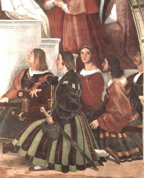 The Mass At Bolsena (detail 2) (stanza Di Eliodoro) by Raphael