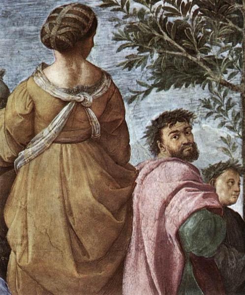The Parnassus (detail 6) (stanza Della Segnatura) by Raphael Oil Painting Reproductions