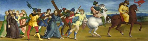 The Procession To Calvary 1 by Raphael Oil Painting Reproductions