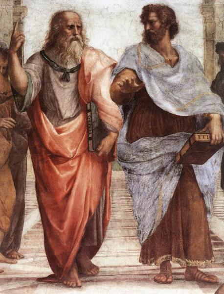 The School Of Athens (detail 1) (stanza Della Segnatura) by Raphael