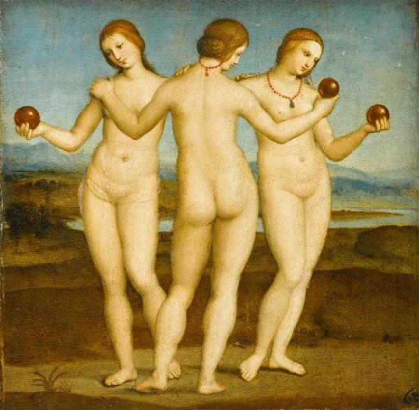The Three Graces by Raphael