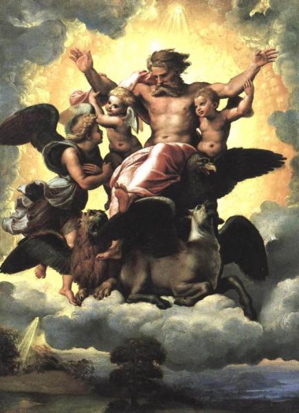 The Vision Of Ezekiel by Raphael