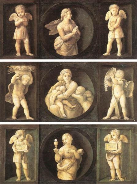 Theological Virtues by Raphael