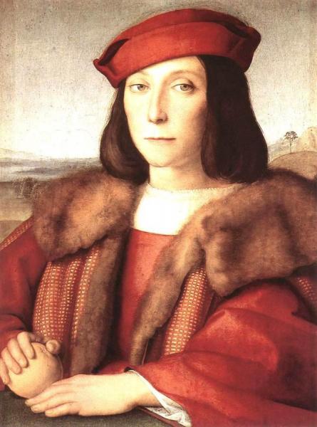 Young Man With An Apple by Raphael