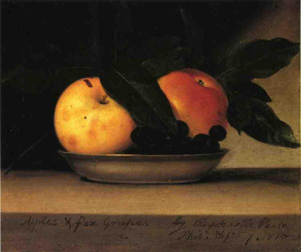 Apples And Fox Grapes by Raphaelle Peale