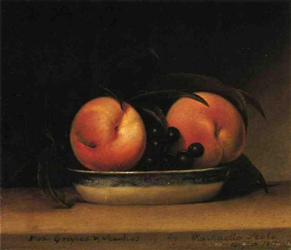 Fox Grapes And Peaches by Raphaelle Peale