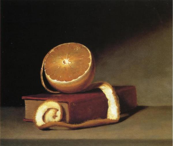 Still Life With Orange And Book by Raphaelle Peale Oil Painting Reproductions