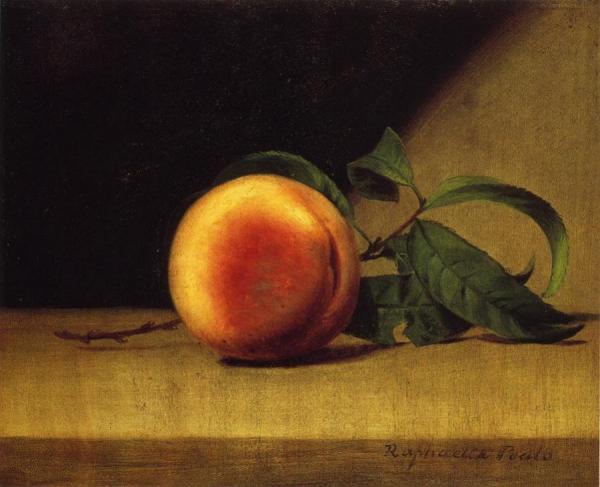 Still Life With Peach by Raphaelle Peale Oil Painting Reproductions