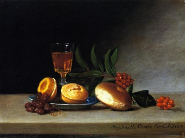 Raphaelle Peale Still Life With Wine Glass