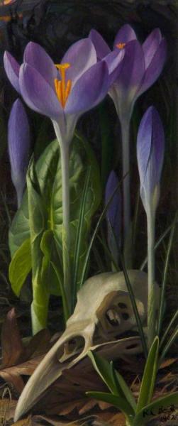 Crocus by Raymond Booth Oil Painting Reproductions