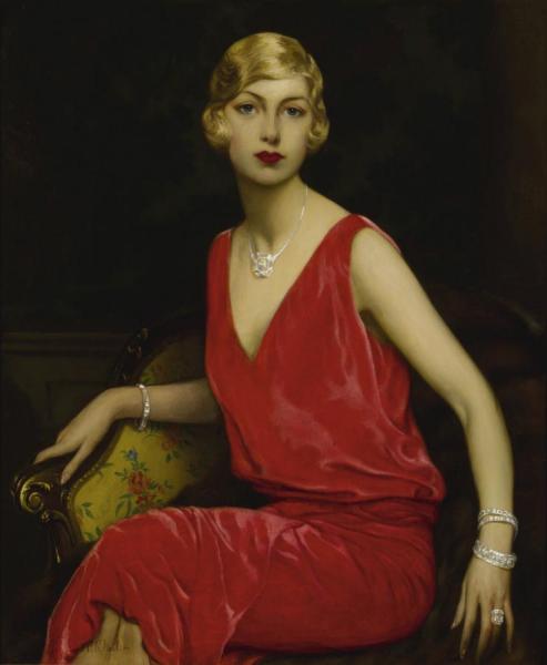 Miss Peggy Hopkins Joyce by Raymond Perry Rogers Neilson Oil Painting Reproductions