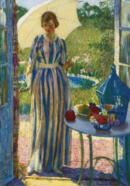 The Parasol by Raymond Perry Rogers Neilson Oil Painting Reproductions