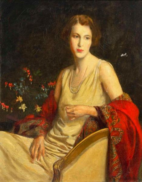 The Red Shawl by Raymond Perry Rogers Neilson