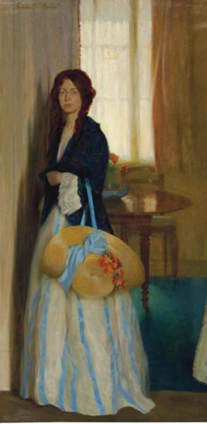 Woman With Sunhat by Raymond Perry Rogers Neilson