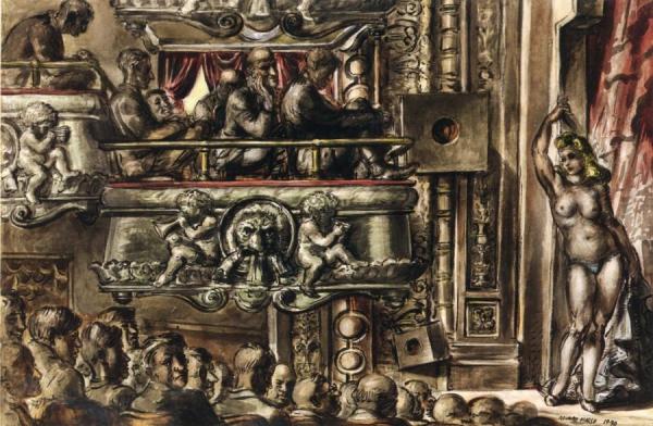 Eltinge Follies by Reginald Marsh
