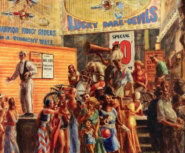 Luck Daredevils by Reginald Marsh
