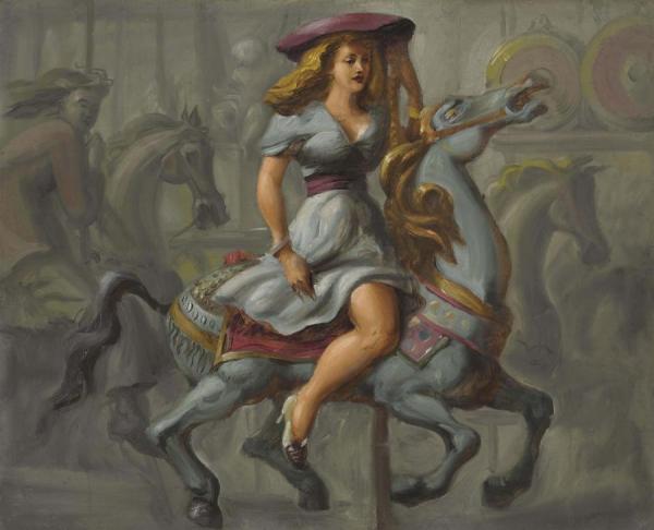Merry Go Round by Reginald Marsh