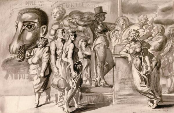 Milo The Mule Face Boy by Reginald Marsh
