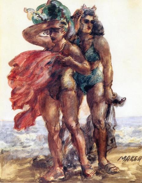 Muscle Women by Reginald Marsh