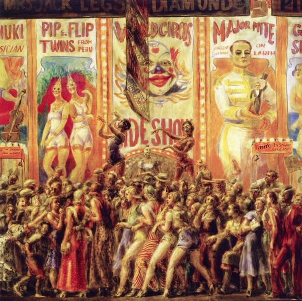 Pip And Flip by Reginald Marsh Oil Painting Reproductions
