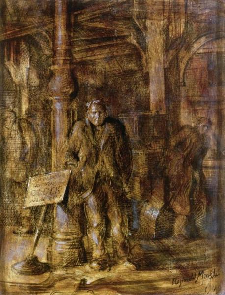 Under The El by Reginald Marsh