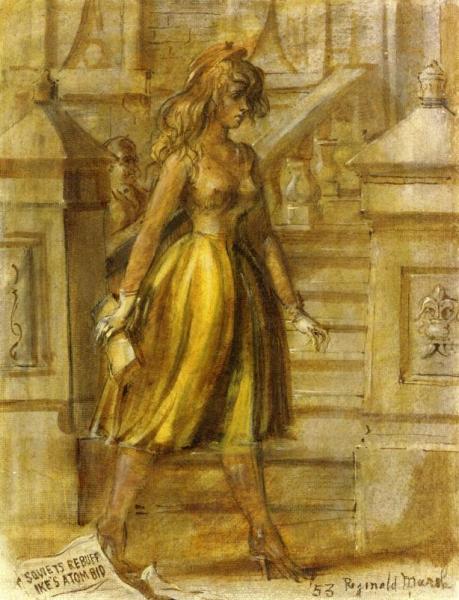 Walking Woman by Reginald Marsh