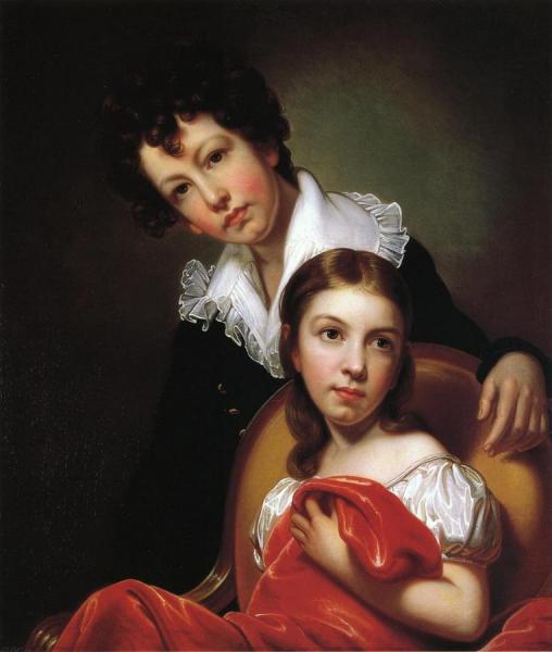Michael Angelo And Emma Clara Peale by Rembrandt Peale Oil Painting Reproductions