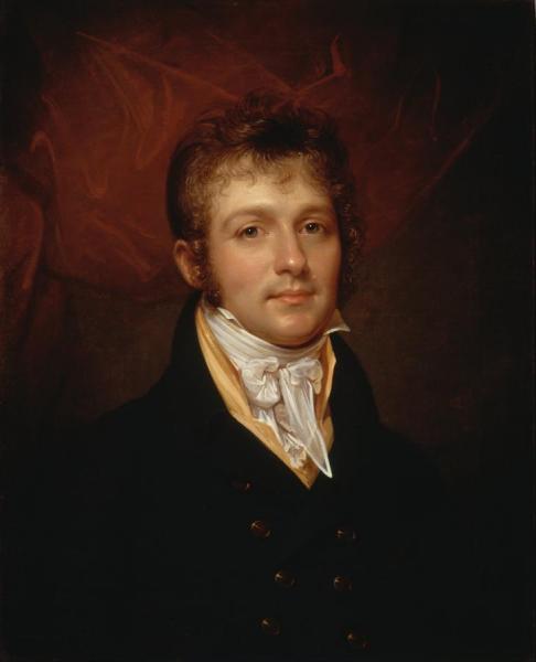 Portrait Of Edward Shippen Burd Of Philadelphia by Rembrandt Peale