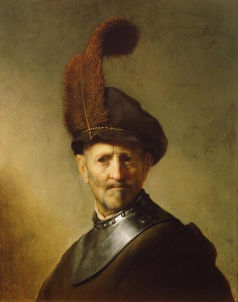 Rembrandt Van Rijn An Officer
