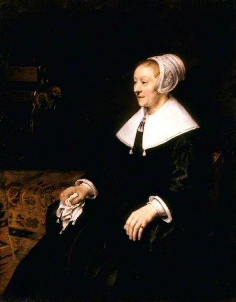 Catrina Hooghsaet (1607-1685) by Rembrandt Van Rijn