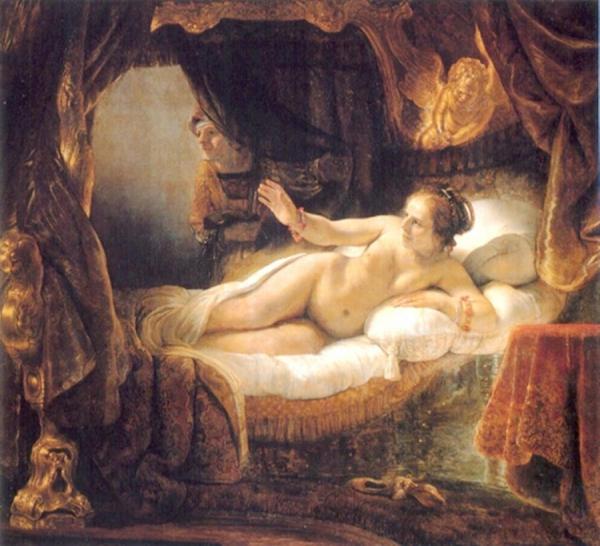 Danea by Rembrandt Van Rijn