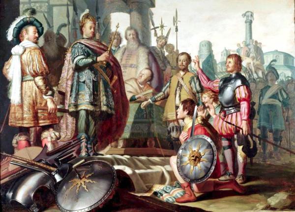 History Painting by Rembrandt Van Rijn