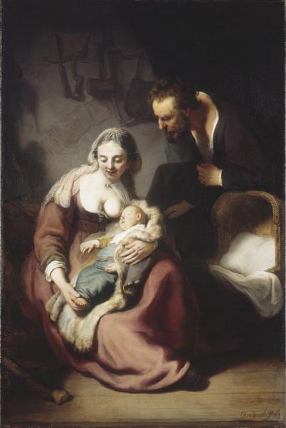 Holy Family by Rembrandt Van Rijn