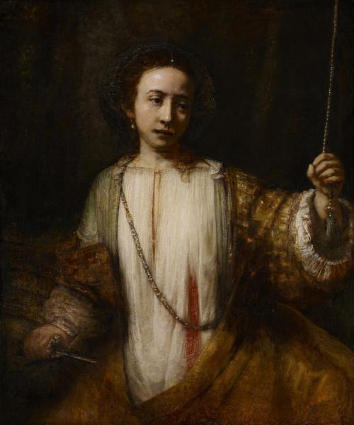 Lucretia I by Rembrandt Van Rijn