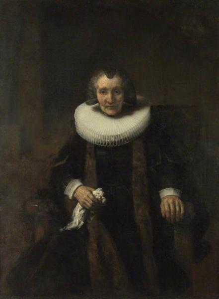 Margaretha De Geer, Wife Of Jacob Trip by Rembrandt Van Rijn