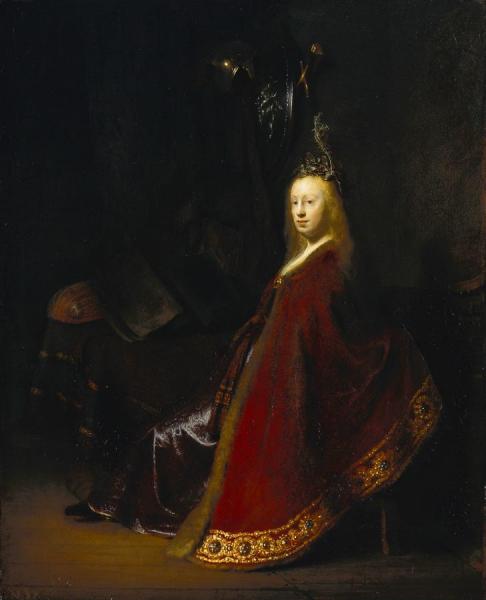 Minerva by Rembrandt Van Rijn