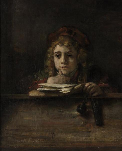 Rembrandt Van Rijn Portrait Of Titus Van Rijn (1641-1668)