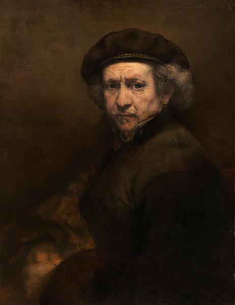 Self Portrait by Rembrandt Van Rijn