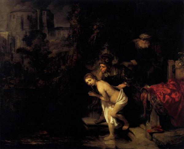 Susanna And The Elders by Rembrandt Van Rijn Oil Painting Reproductions